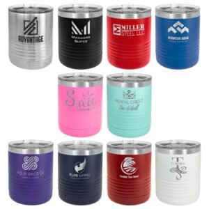 Personlaized Laser Engraved 10 oz. Ringneck  Vacuum Insulated Tumbler with Clear Lid