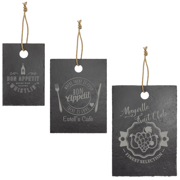 Personalized Laser Engraved Slate Cutting Board