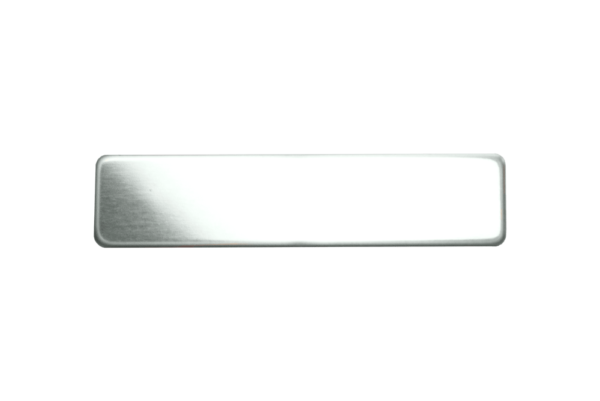 METAL NAME TAG WITH CLUTCH 5/8" X 2-1/2" - Image 2